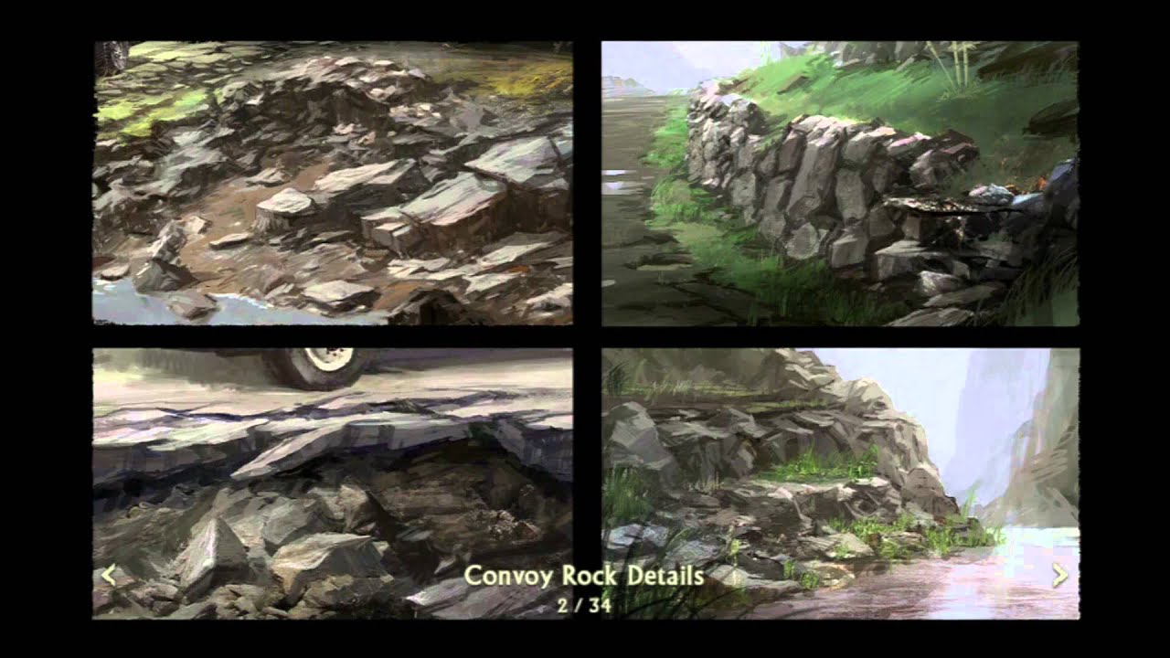 Uncharted's 1, 2 & 3 Concept Art