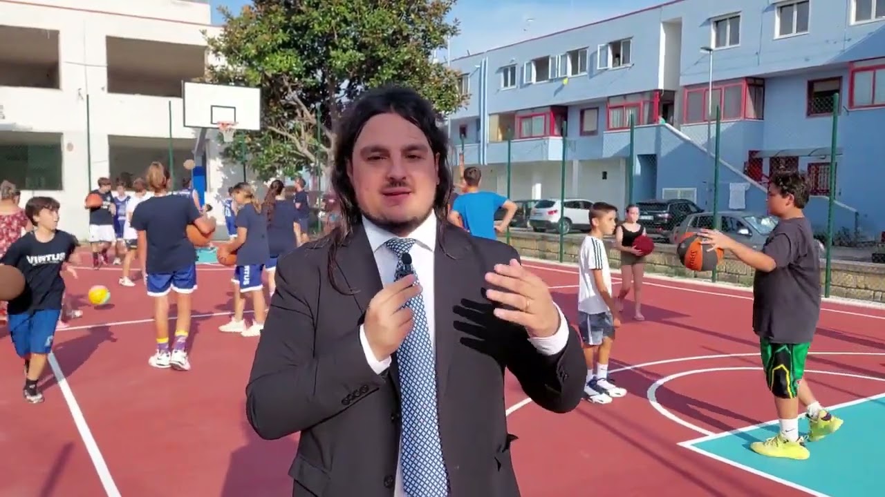 INAUGURATO IL CAMPO DI BASKET AI 101 ALLOGGI DI CAPPELLA BACOLI