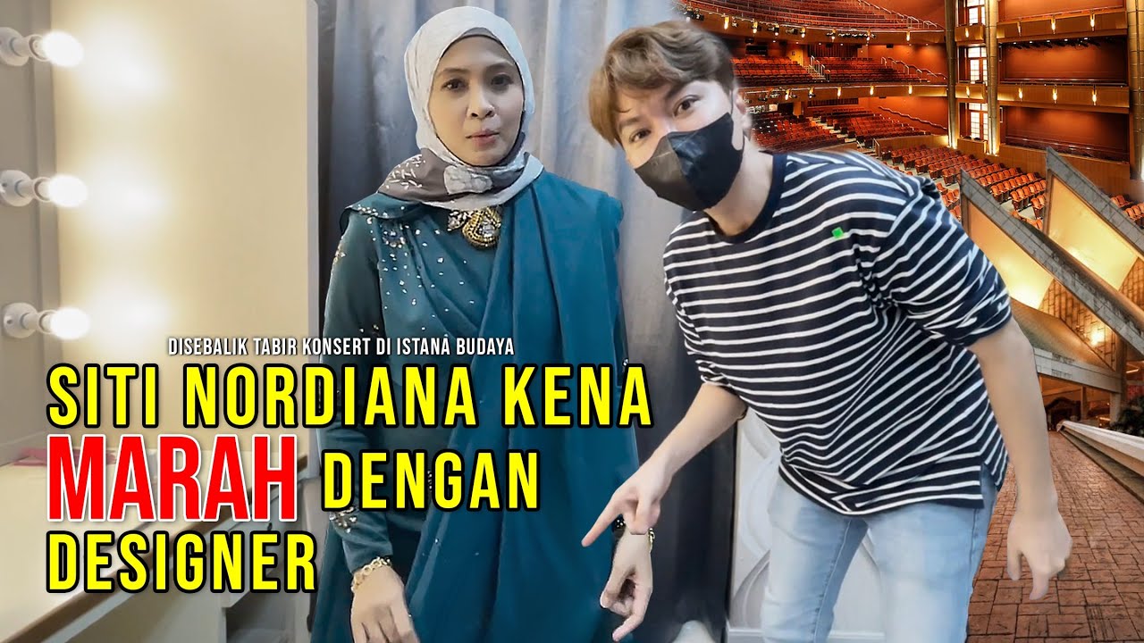 Siti Nordiana kena marah dengan designer?
