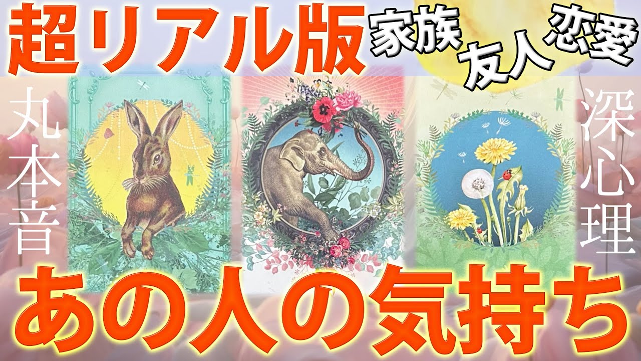 【なるほど〜🧐】あなたが思うあの人の気持ち🔮［タロット ・ルノルマン・オラクル・霊視］