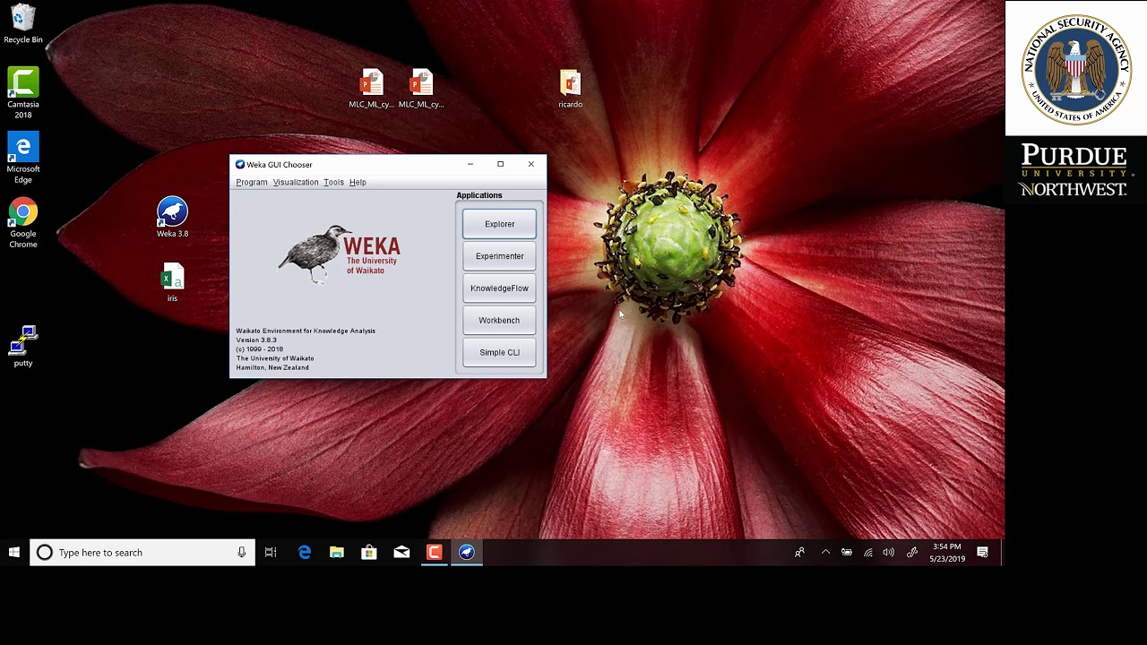 Machine Learning for Cyber Security: Weka