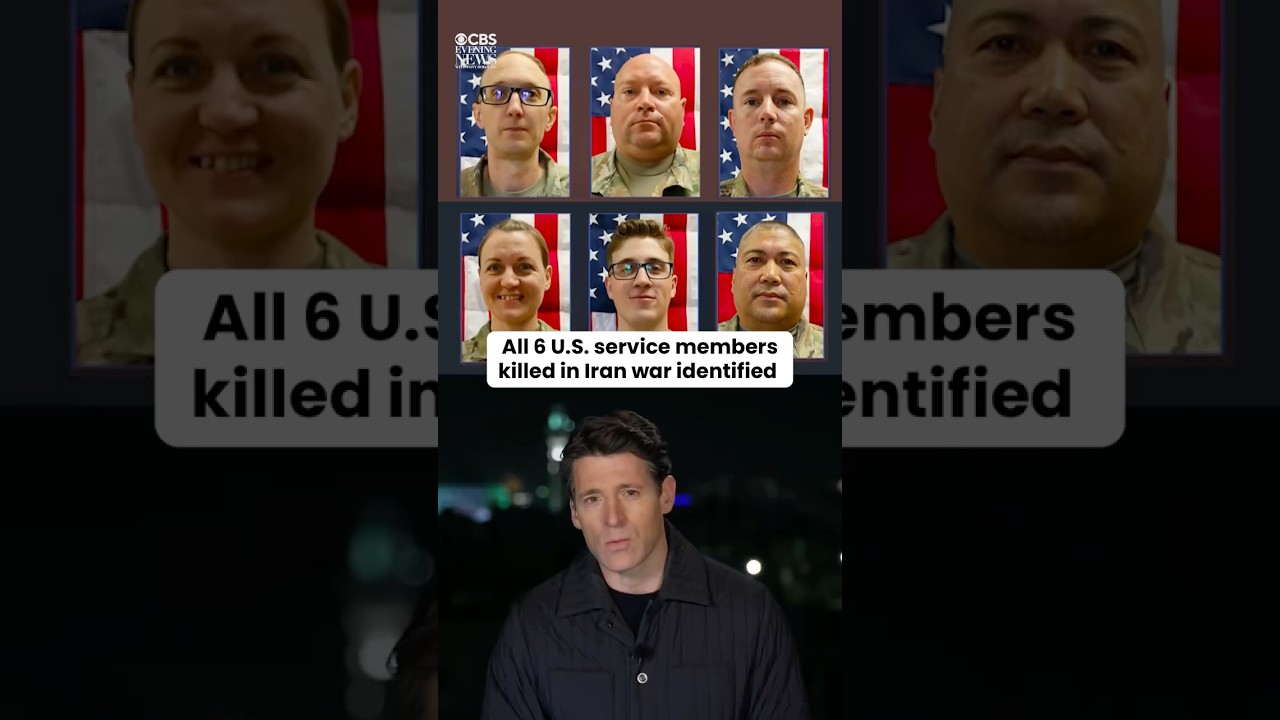All 6 U.S. service members killed in Iran war identified #shorts