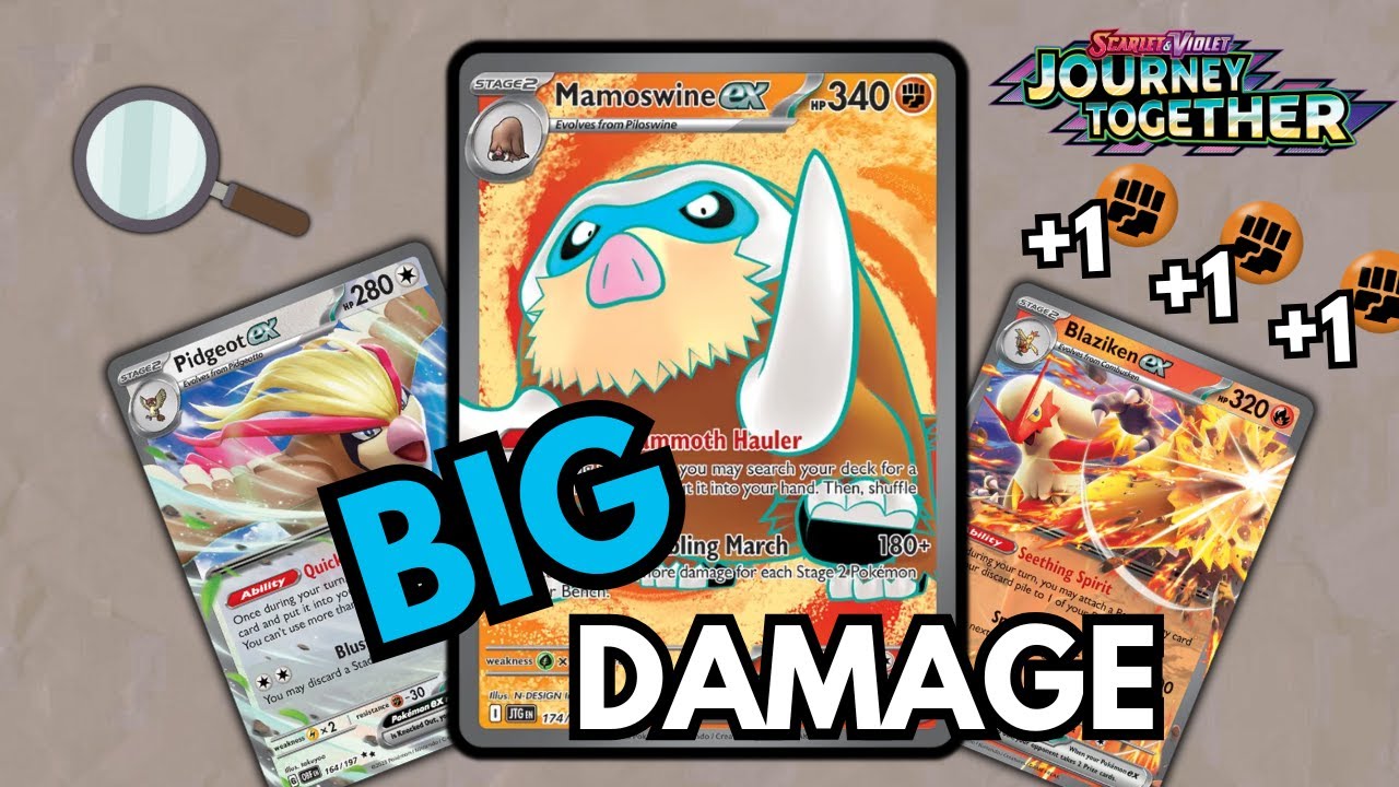 This Mamoswine EX Deck is a BEAST! | Pokemon Journey Together Format