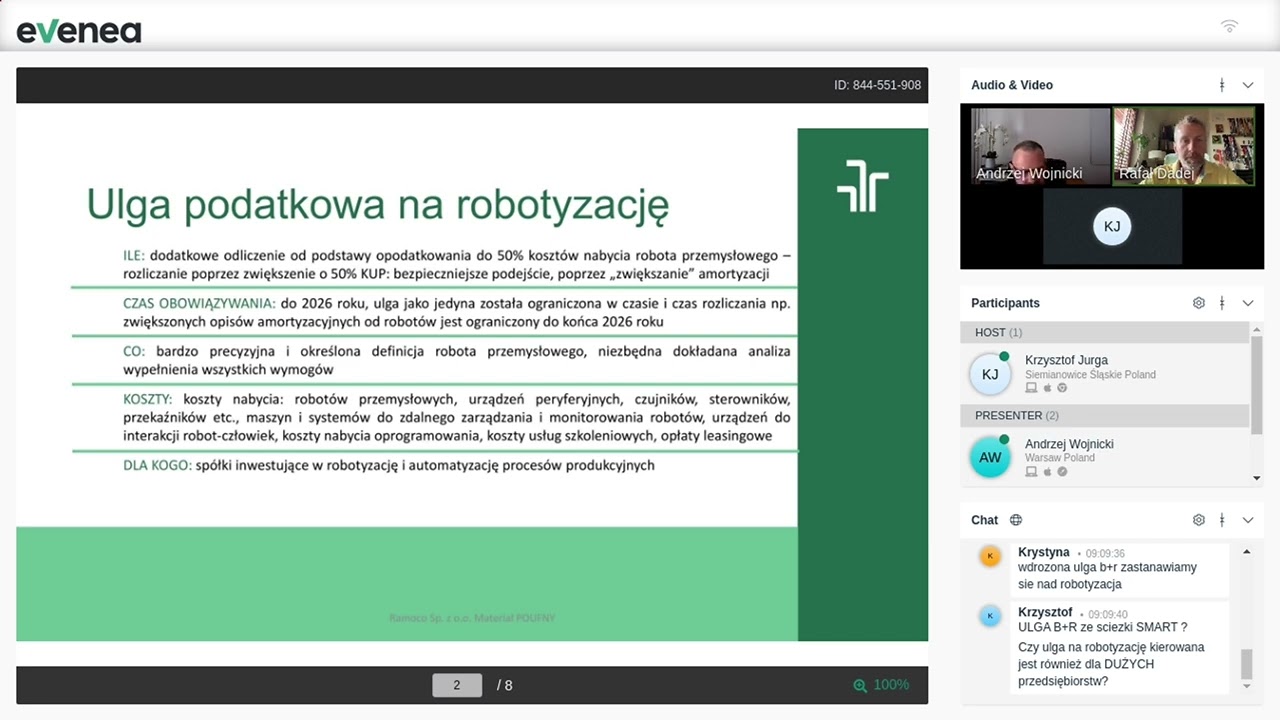 Webinar: Ulga podatkowa na robotyzację bez tajemnic.