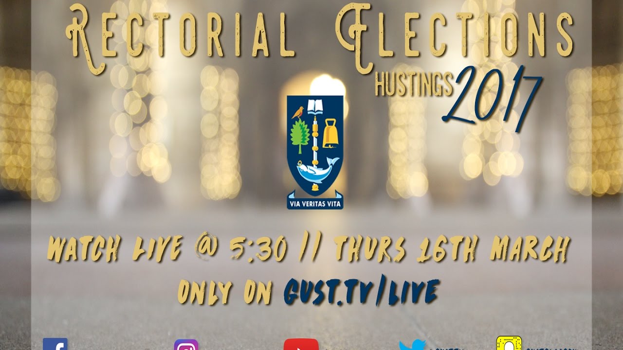 Glasgow University Rectorial Hustings 2017