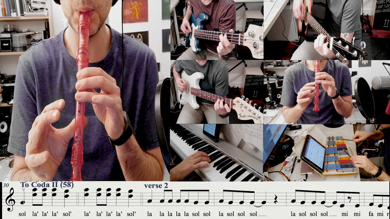 Numb, Linkin Park - Recorder (flute cover) Carlos Rodríguez Parrón