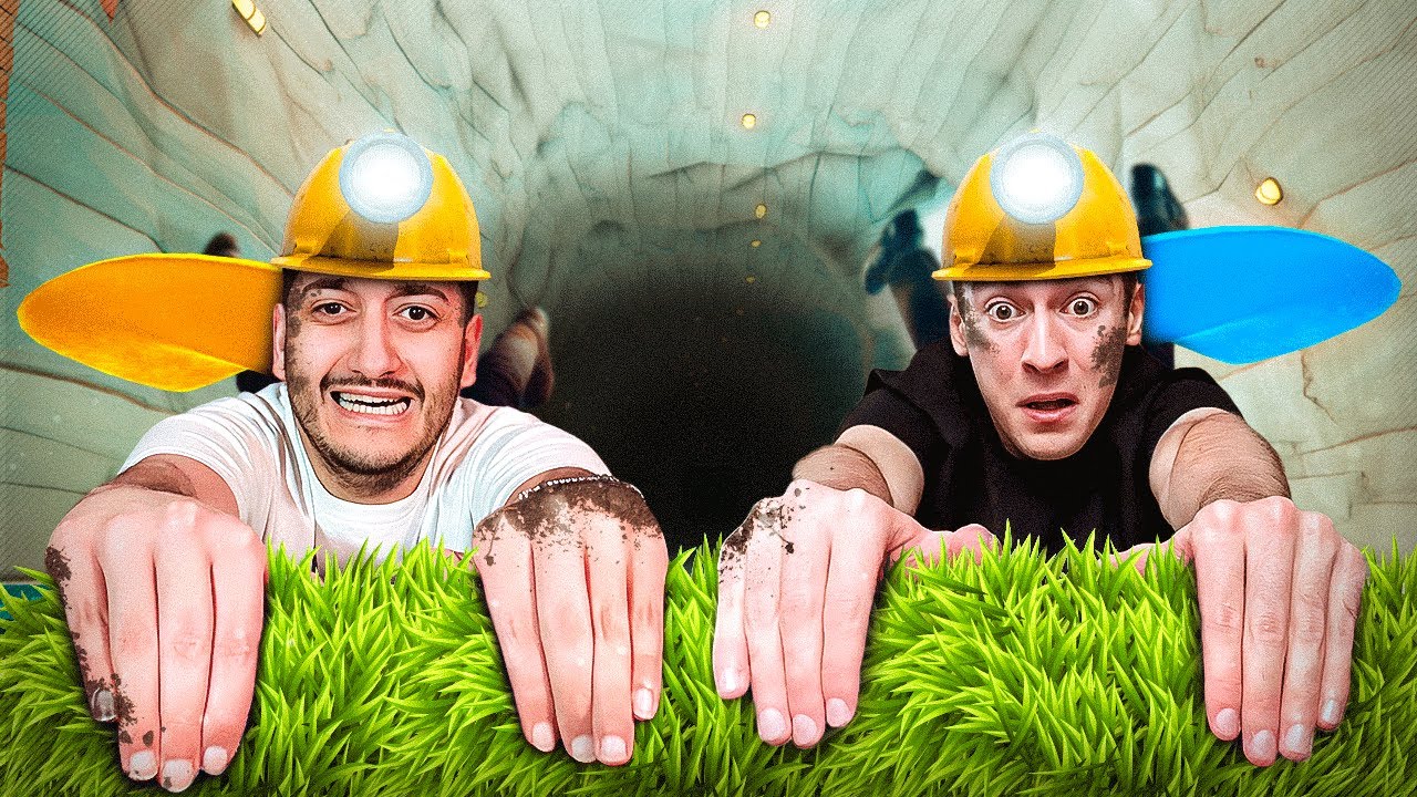 LOLLO MI HA SFIDATO A SCAVARE TUTTO IL GIARDINO IN A GAME ABOUT DIGGING A HOLE..
