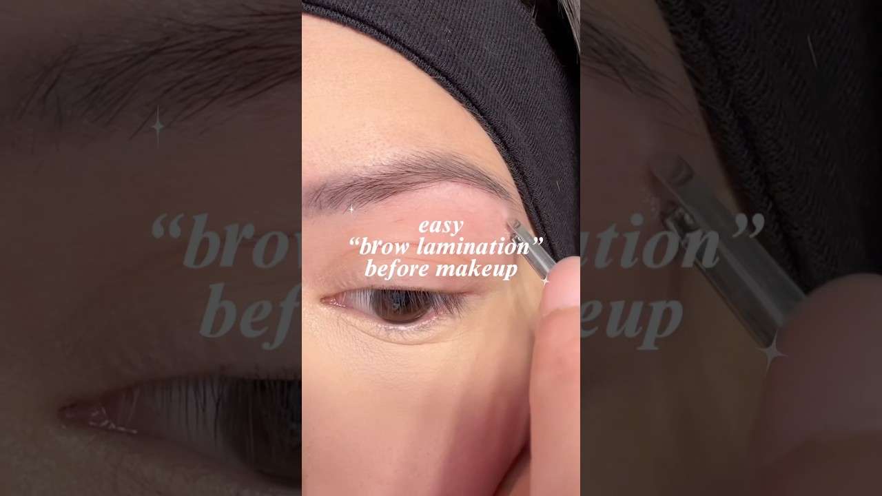 EASY “BROW LAMINATION” ✨🌟 