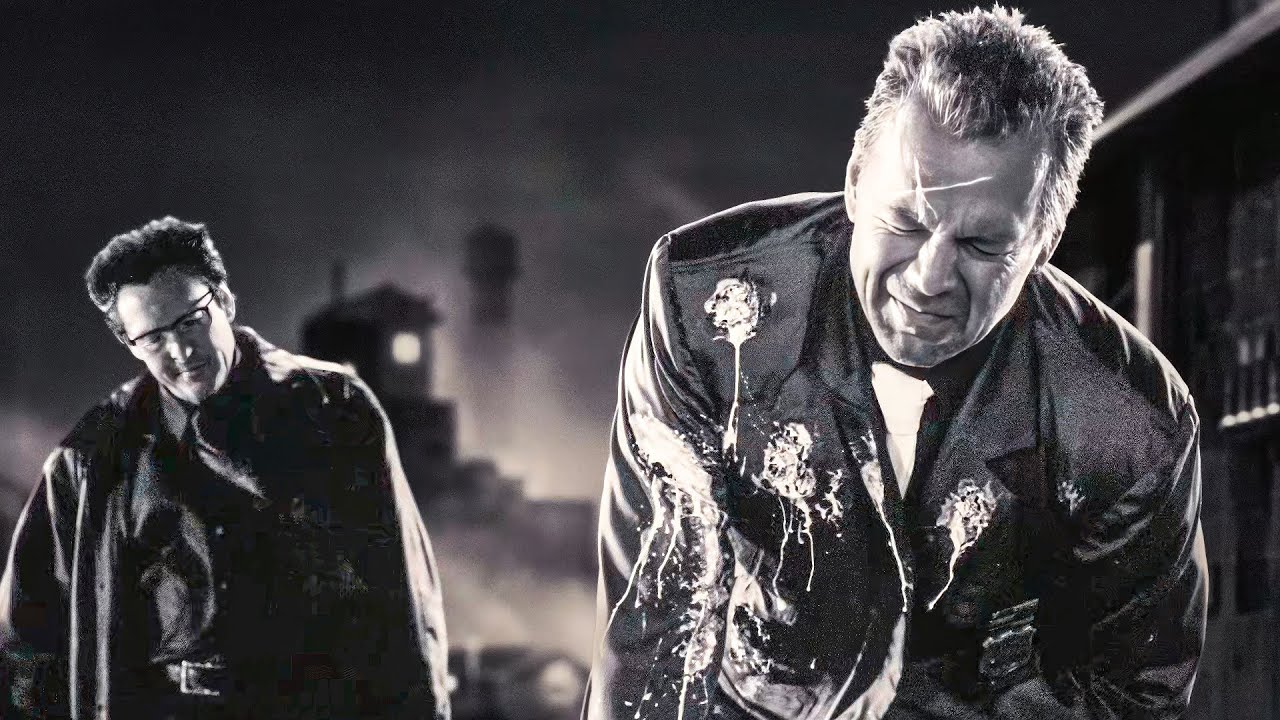 Hartigan Saves the Girl &ndash; First Shootout Scene | Sin City | CLIP ⚡ 4K