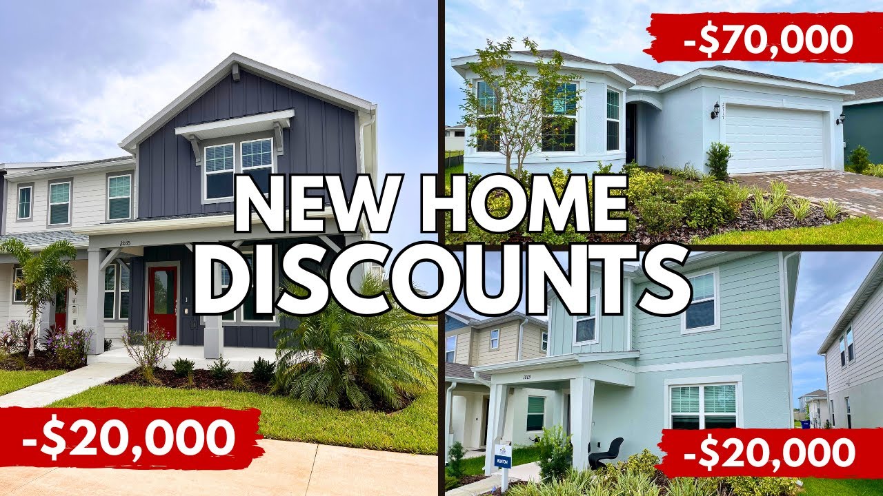 Inside 3 New Construction Florida Homes For Sale With HUGE Discounts In 2025!