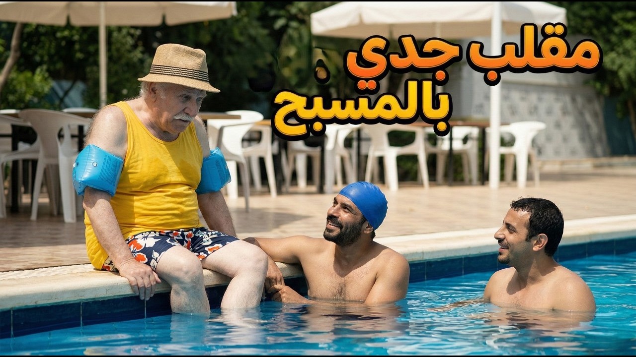 خبز وملح | اخدو معهم جدهم على المسبح ضوع بدلة أسنانو بالمسبح مابتتوقعو النهاية | قصي خولي