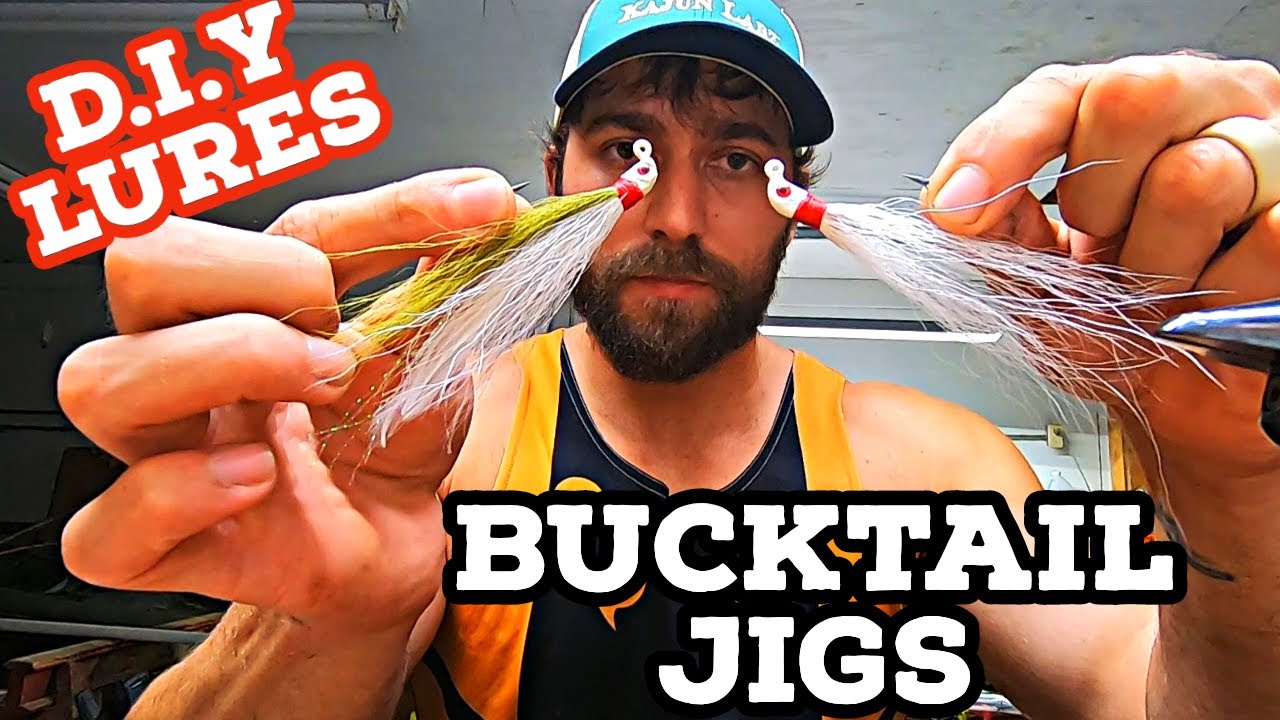 СДЕЛАЙТЕ СВОИ СОБСТВЕННЫЕ ПРИМАНКИ ПРОЩЕ!!! (как связать джиг-приманку Bucktail)