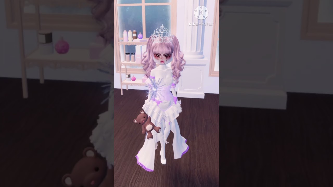 A dress to impress outfit that I made the theme is; Possessed doll.