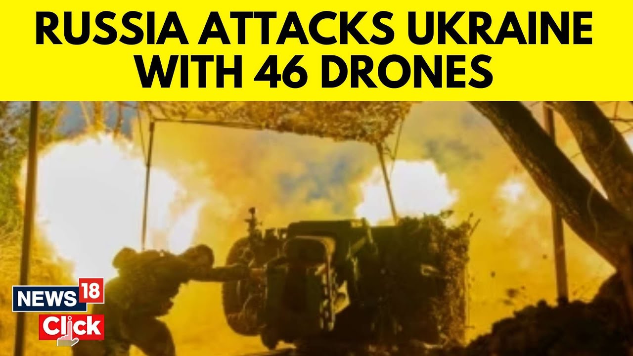 Russia Ukraine News | Russia Fires Nearly 50 Drones In Ukraine | Kherson Ukraine News | N18V