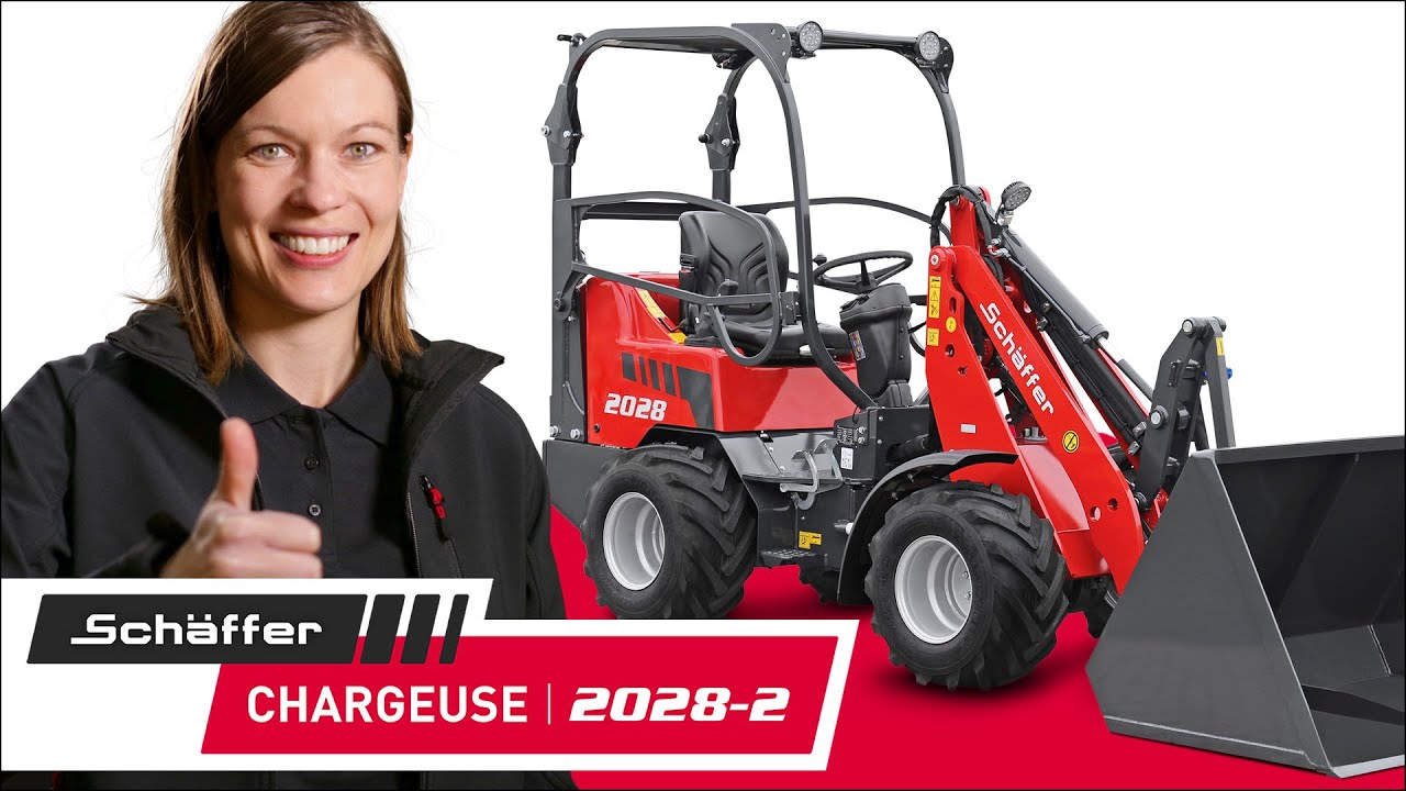 Schäffer chargeuse 2028-2 – Walk-around FR