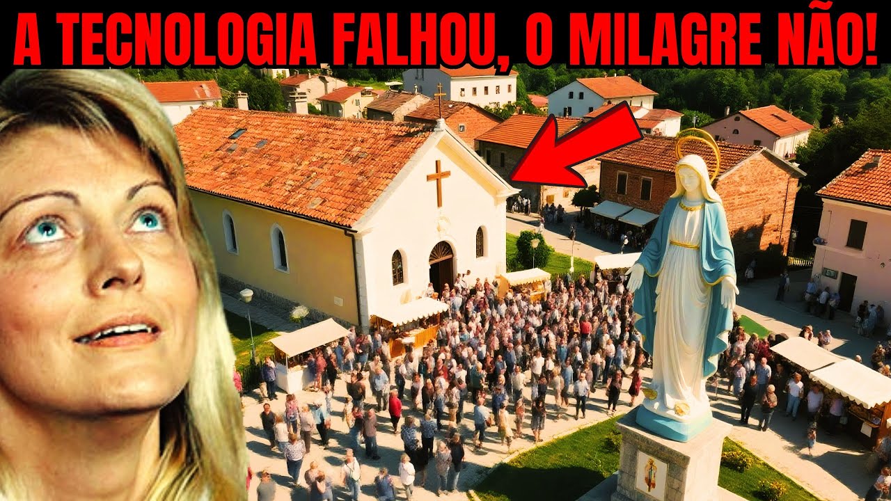O segredo de Medjugorje: Por que as câmeras falharam no momento do milagre ao vivo?