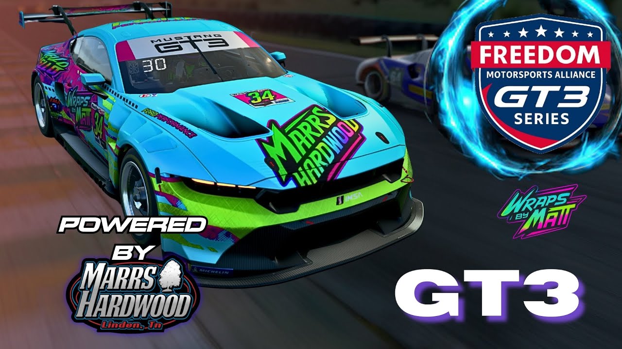 Freedom Motorsport Alliance FMA / GT3 Season 2 / Week 8 @ OULTON PARK