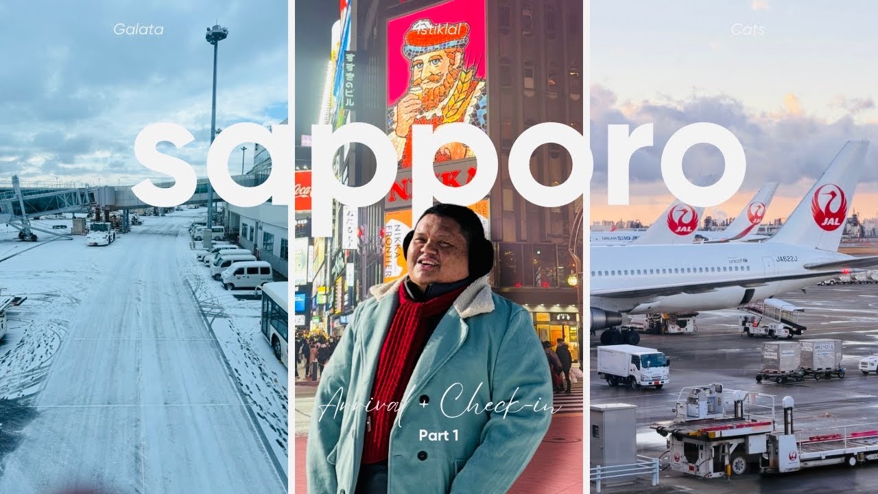 SAPPORO VLOG | Departure to Japan + Lounge Hopping + Arrival + Check-in | Part 1