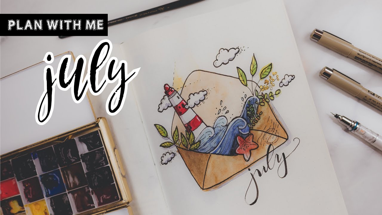 Plan With Me | July Bullet Journal Setup