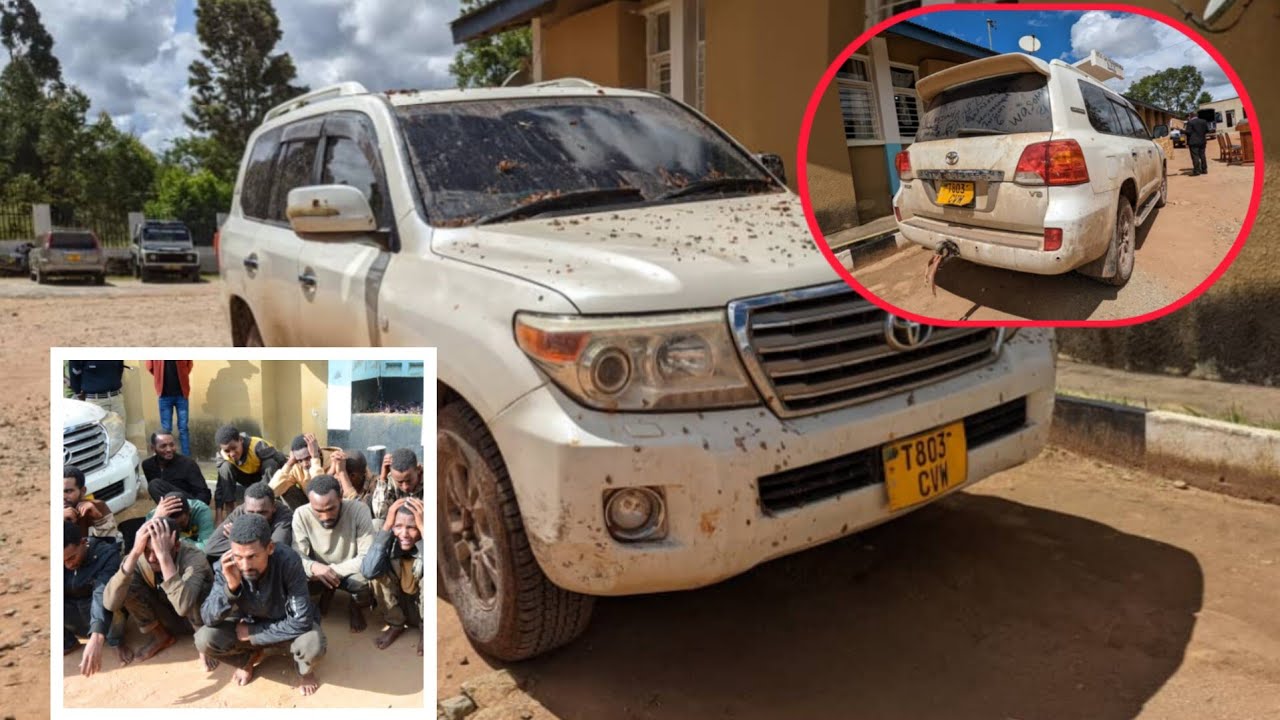 V8 YAKAMATWA IKISAFIRISHA WAHAMIAJI HARAMU, WATELEKEZWA KWENYE SHAMBA LA MAHINDI