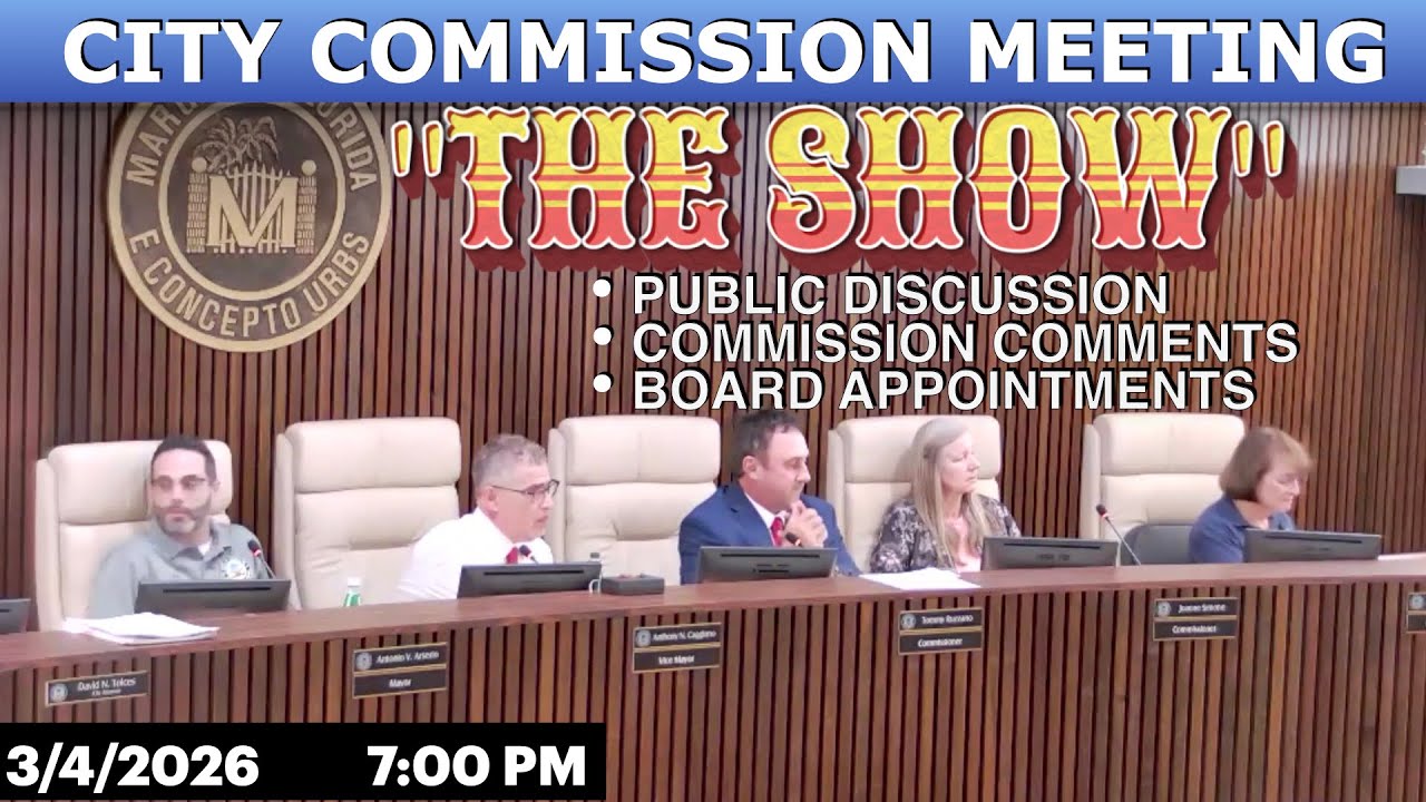 Margate City Commission Meeting - 