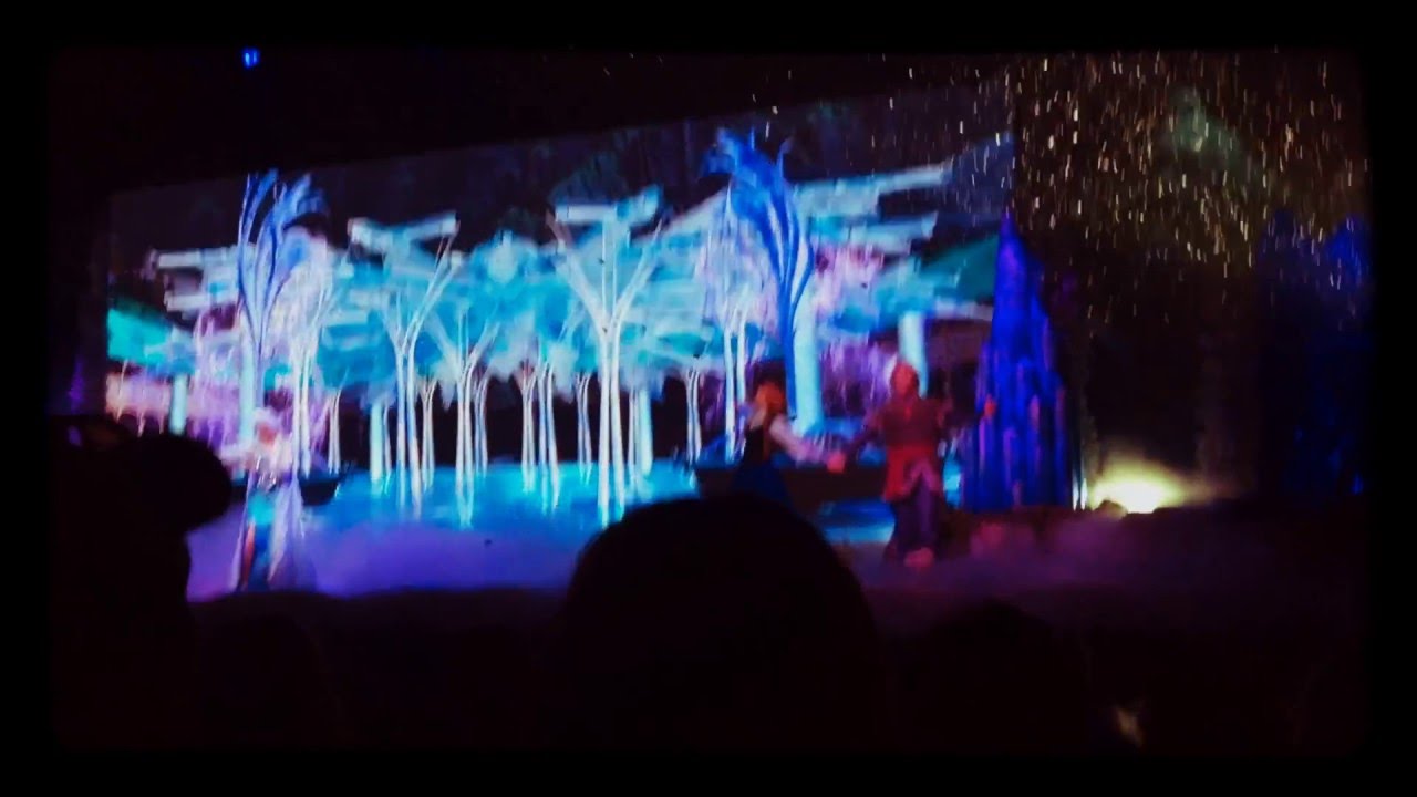 gente fui pra disney:Show do Frozen  na Hollywood studios