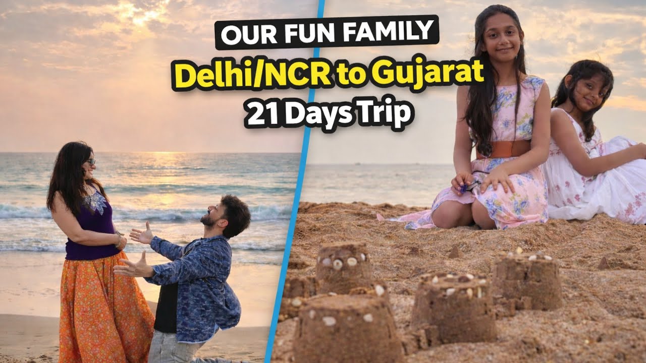 Delhi Noida to Gujarat Road Trip: 5000+ Kms, 21 Days & One Epic Journey! 🚗💨