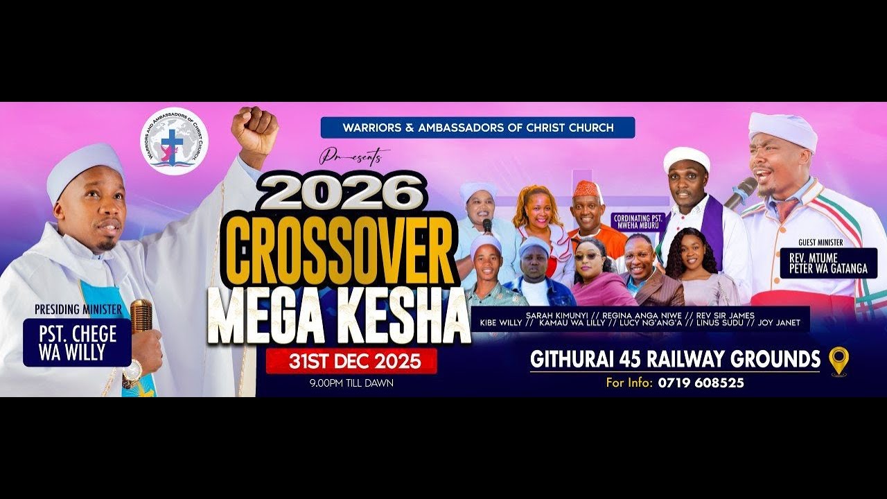 CROSSOVER KESHA LIVE GITHURAI 45 HOSTED BY PASTOR CHEGE WA WILLY