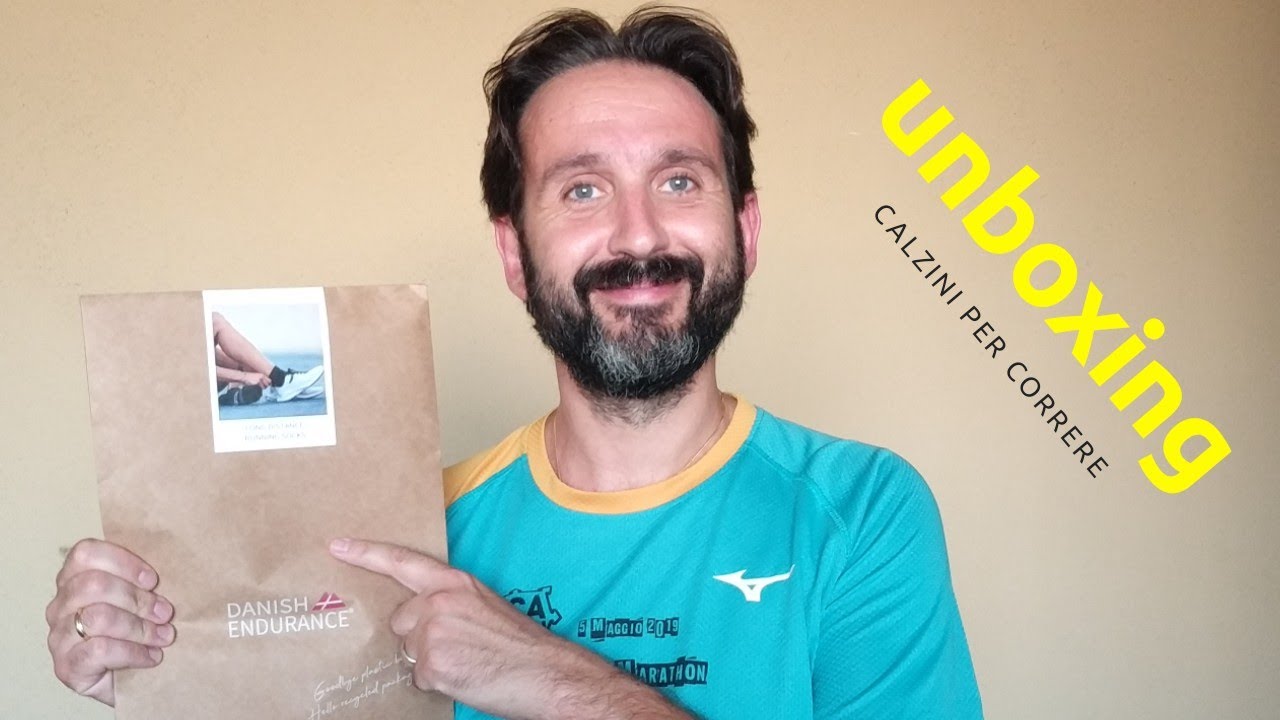 Calzini per correre e unboxing danish Endurance long distance running socks