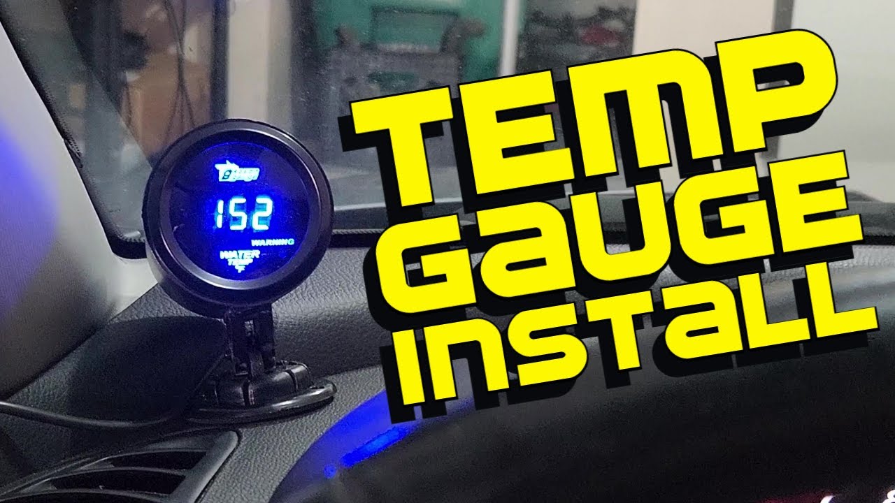 #projectunderdog RX8 Temp Gauge Install