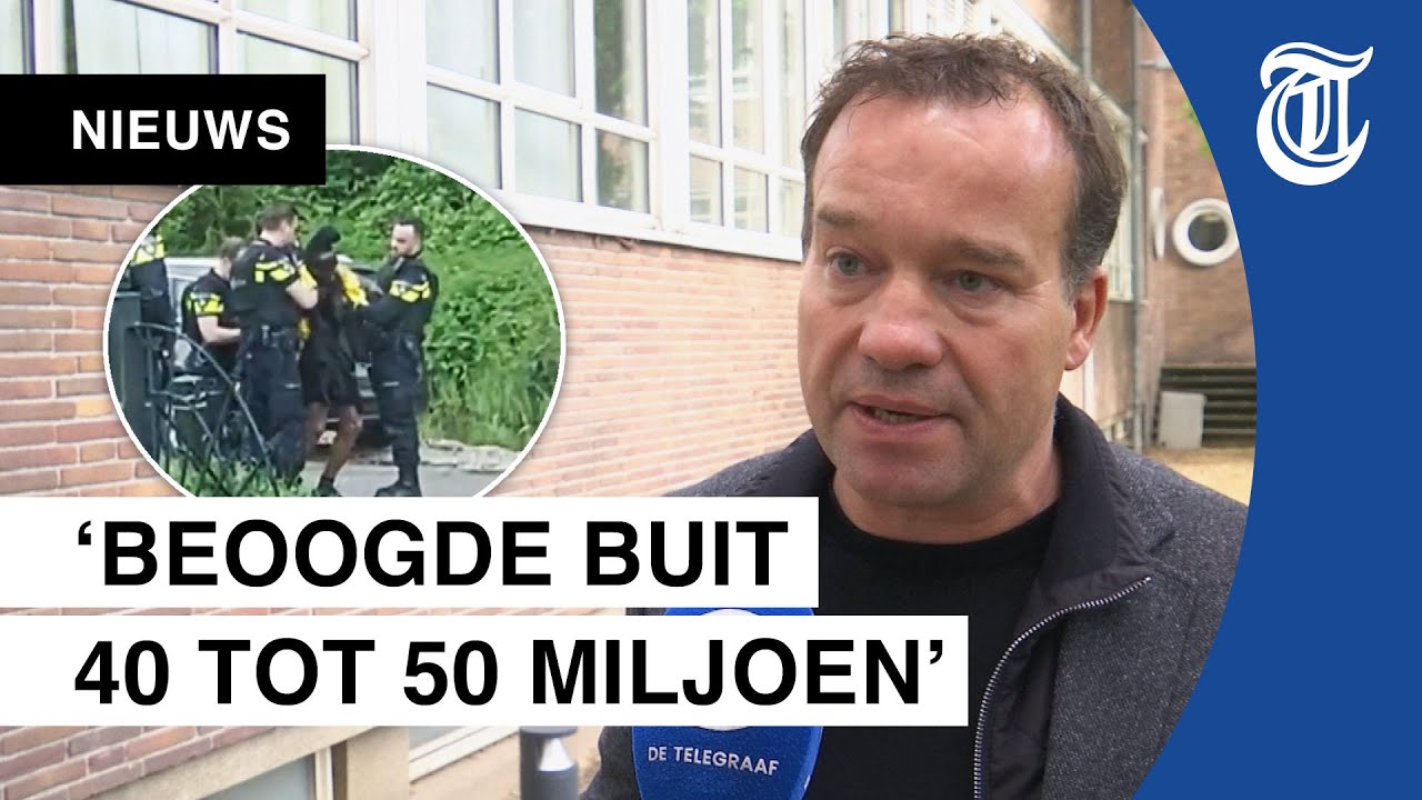Hier wordt mogelijke verdachte gewapende overval aangehouden