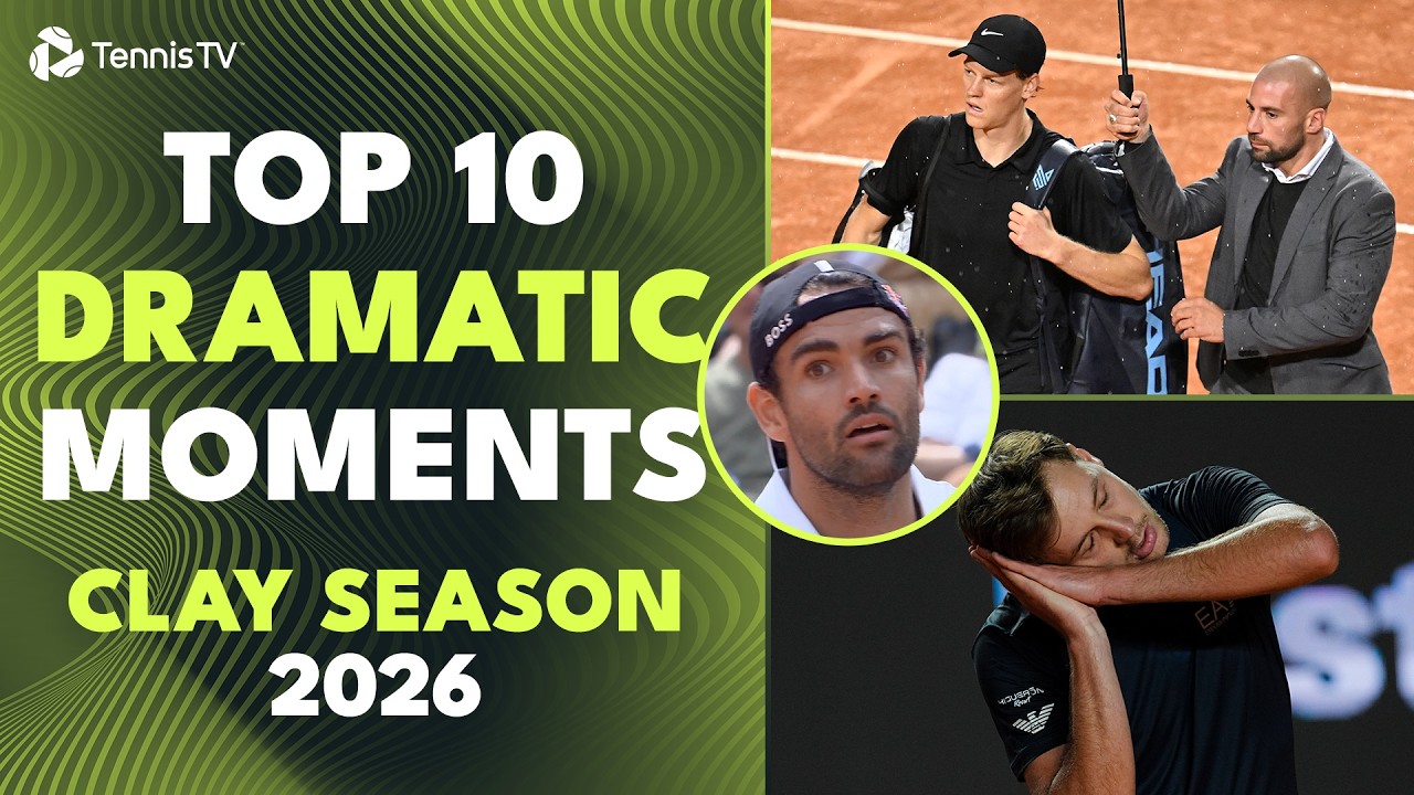 Top 10 Dramatic Moments From 2026 Clay Season! | Cramps, Interruptions & Cold Celebrations 🥶