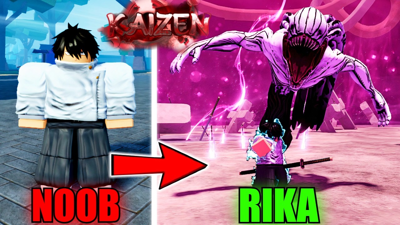 От новичка до настоящей любви: Рика Юта Оккоцу в KAIZEN... (Roblox)