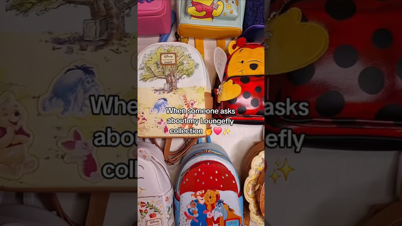 Winnie The Pooh Loungefly Mini Backpacks Collection 🍯✨️| 