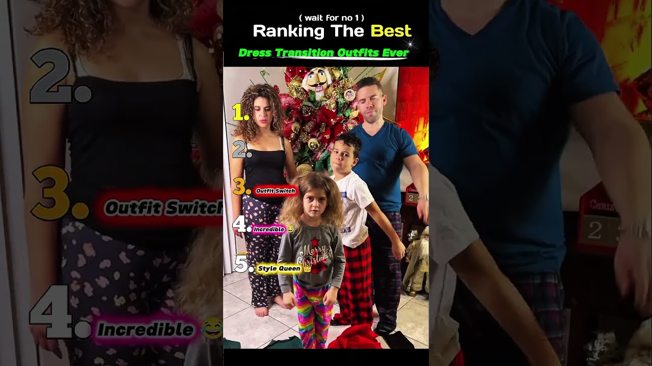 Ranking The Best Dress Transition Outfit Ever 👗✨ #viral #shorts #fyp #style #trend #fashion