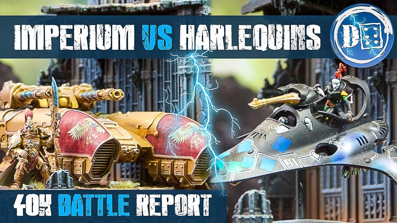 Harlequins vs Imperium battle report: Warhammer 40K 8th edition