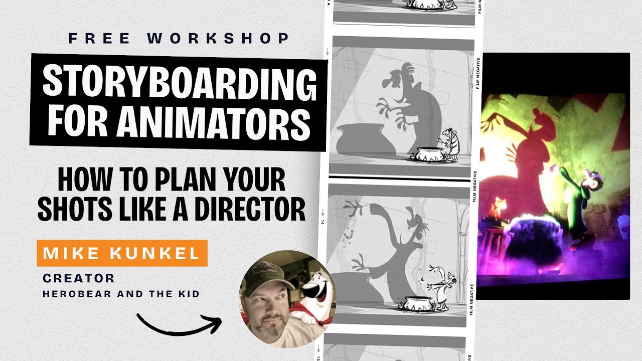 Free Workshop: Storyboarding for Animators with Mike Kunkel