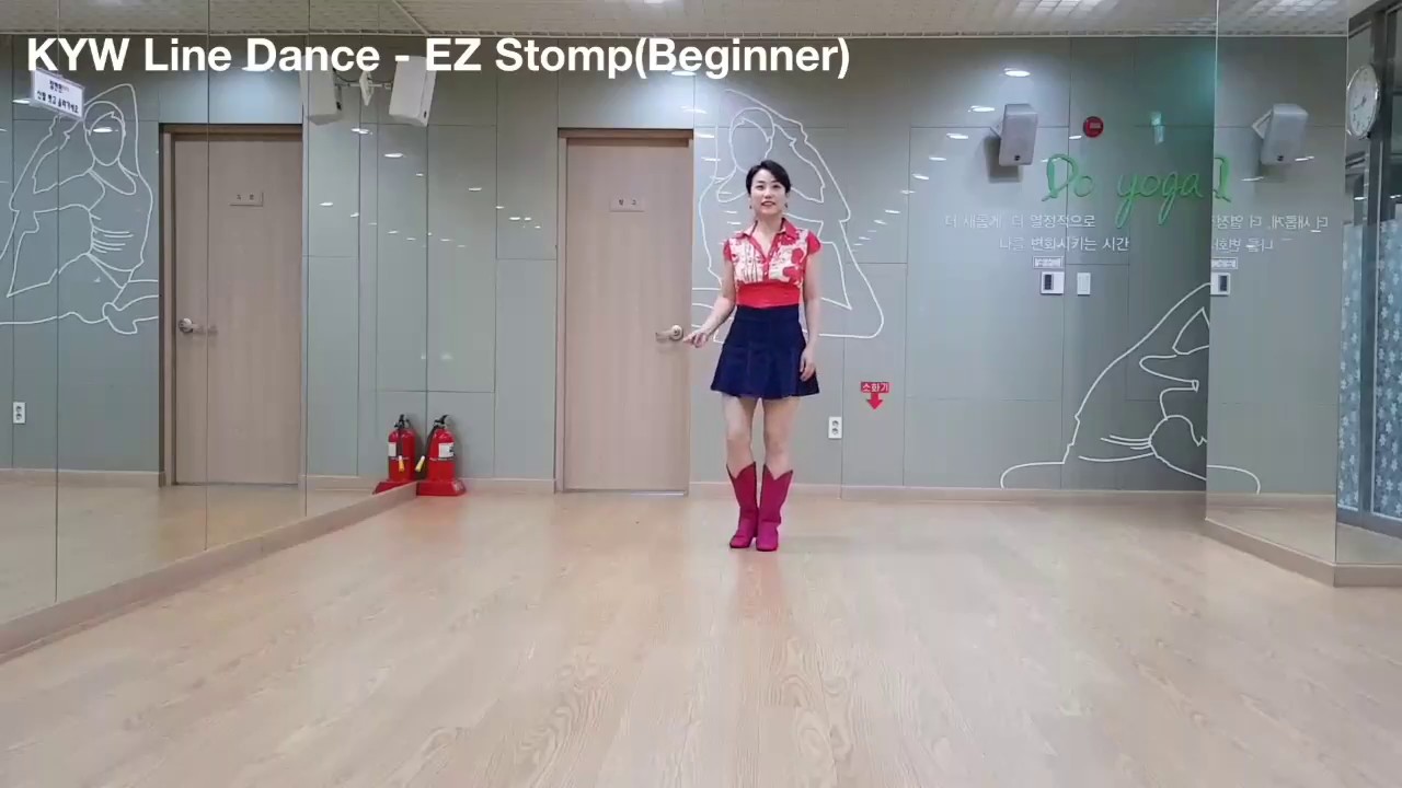 EZ Stomp(Beginner)Line Dance - (Demo & Count)
