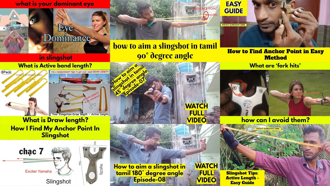 Slingshot Basic Tips For Beginner in Tamil - Slingshot Catapult Tutorial
