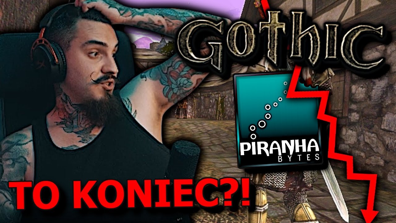 UPADEK Piranha Bytes - Twórców Gothica | Kiszak Ogląda @bonkol
