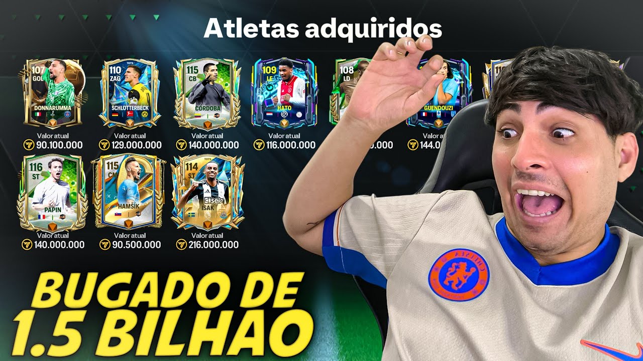ATUALIZADO - MONTEI UM TIME BUGADO DE 1.5 BILHÃO 