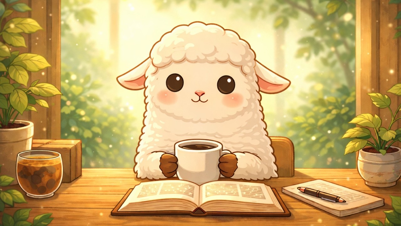 Chill Lofi Lamb 🐑 4 Hours of Peaceful Lofi Beats for Study, Relax & Focus