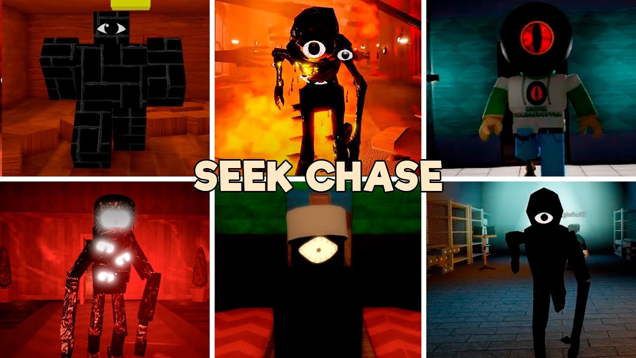 DOORS Seek Chase VS 38 Different Seek Chases | ROBLOX