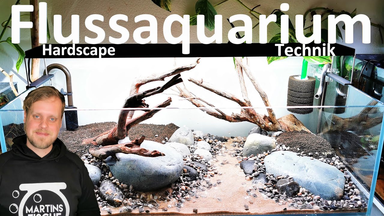 FLUSSAQUARIUM - Neues Projekt! Technik und Hardscape