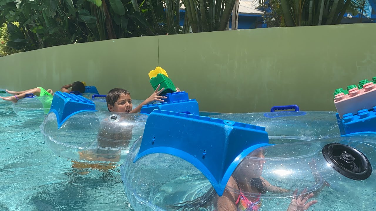 Lazy river at Legoland Florida￼