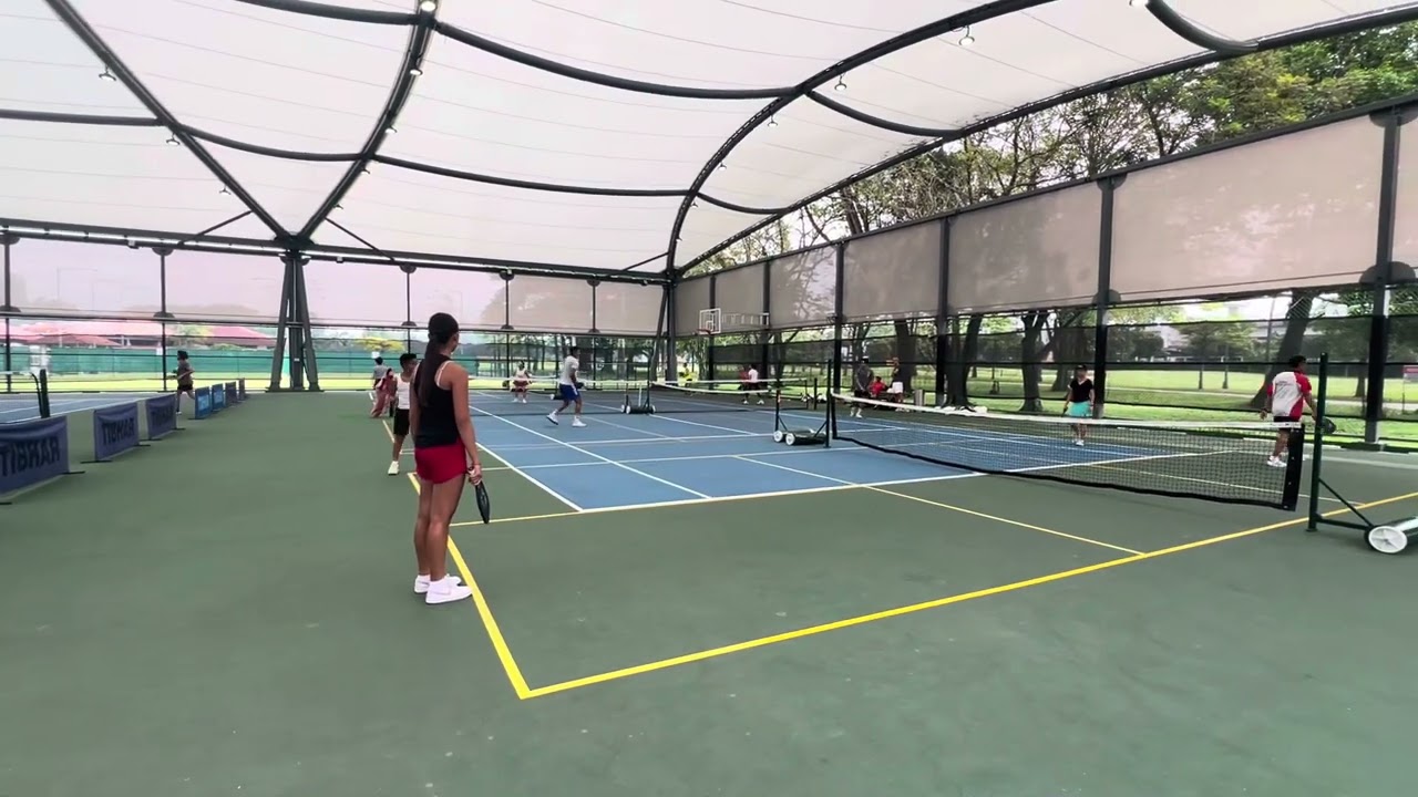 Pickle ball lesson in Malaysia