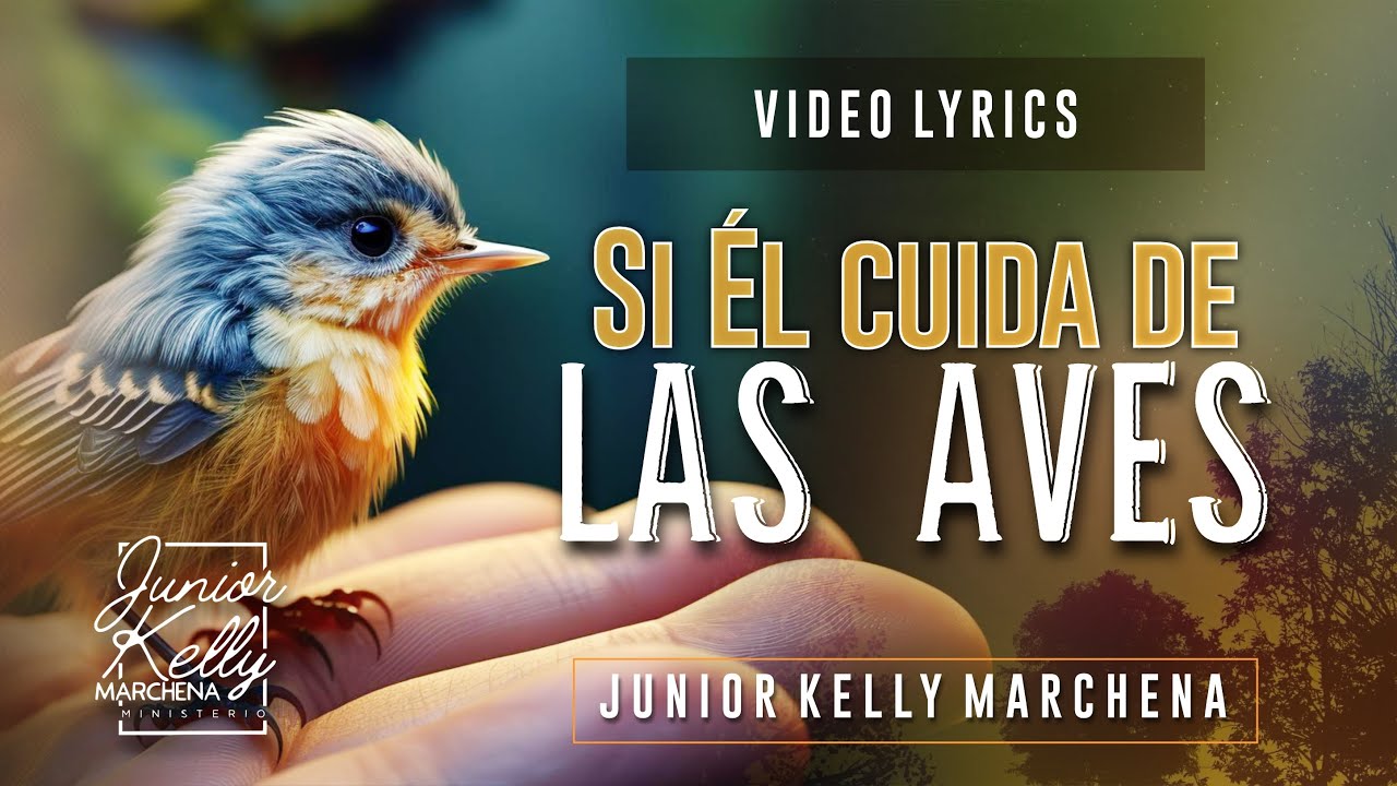 Si Él cuida de las aves  - @JuniorKellyMarchena (Video Lyrics)