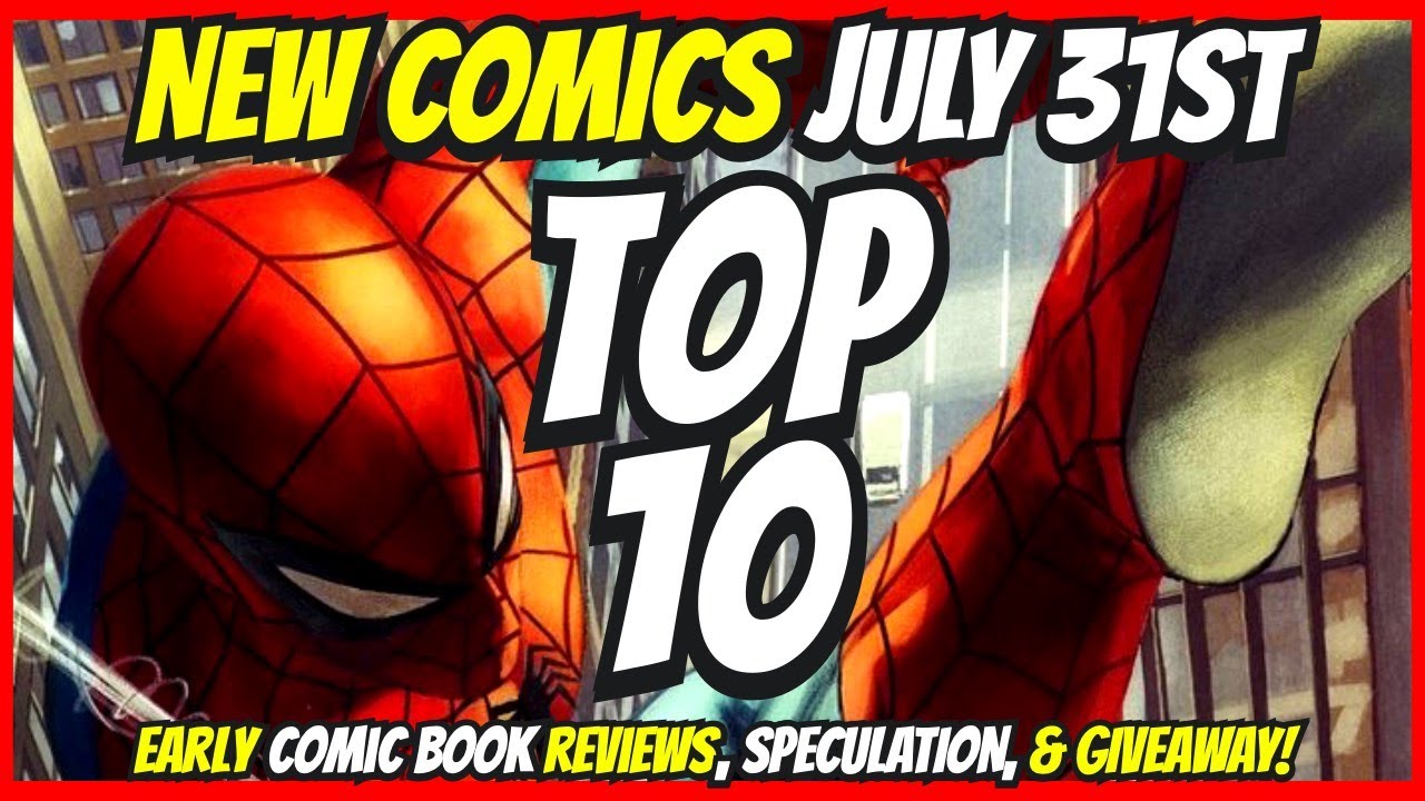 Top 10 New Comic Books July 31st 2024 🔥 Reviews, Covers, & Giveaway