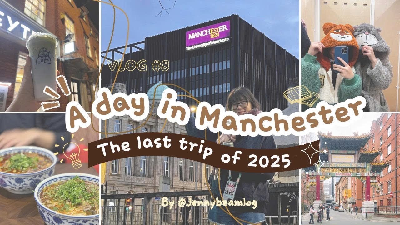 VLOG #8: A DAY IN MANCHESTER: Explored the UK’s first Industrial City… and took the wrong train