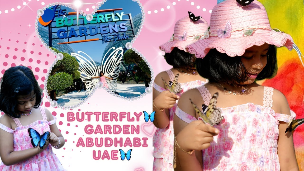BUTTERFLY GARDEN 🦋 Abu Dhabi at Al Qana UAE...
